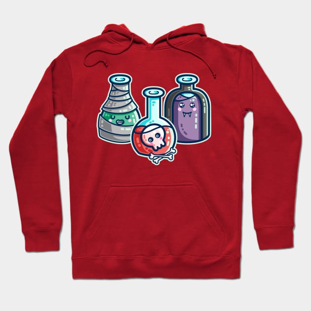 Halloween Costume Potion Bottles Hoodie by freeves